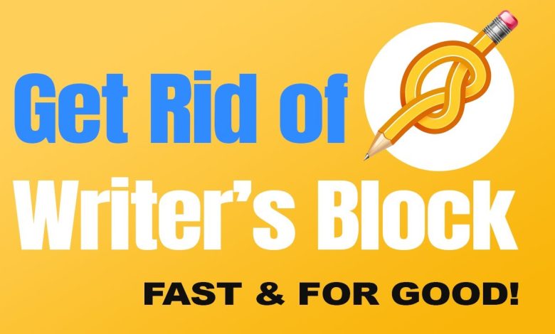 Overcome writers block, get rid of writers block,