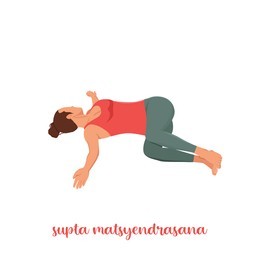 Supta- Matsyendrasana