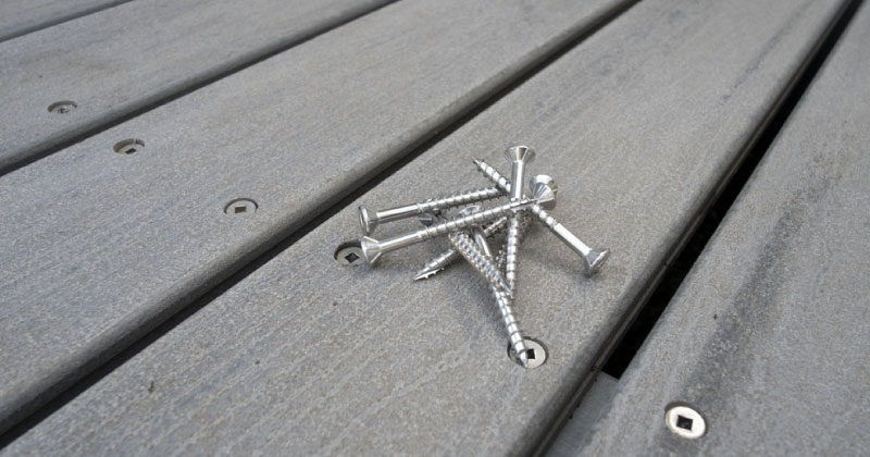 Installing Composite Decking with Screws