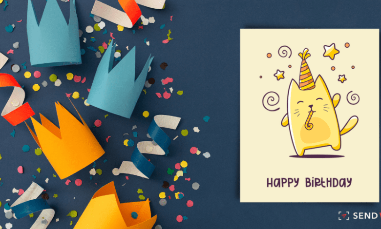 Group birthday card