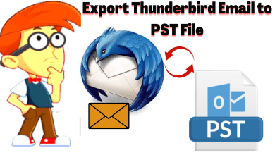 export thunderbird email to pst file