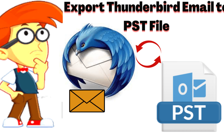 export thunderbird email to pst file