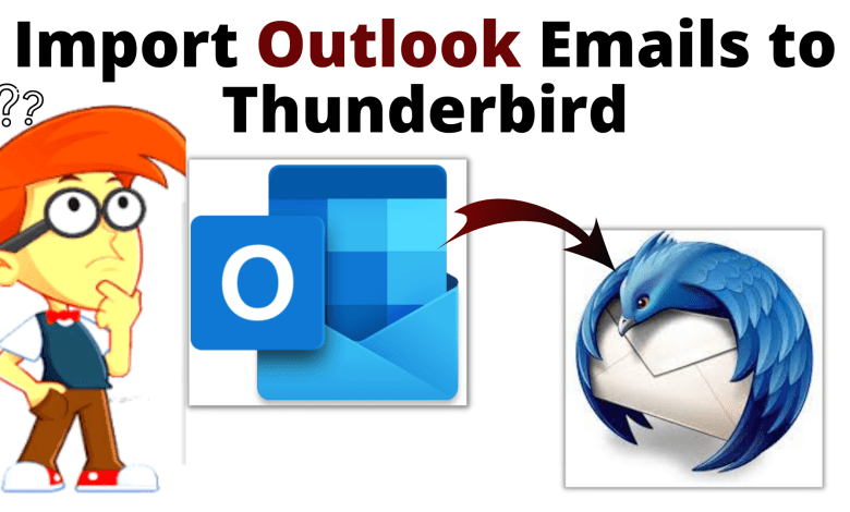 import outlook emails to thunderbird