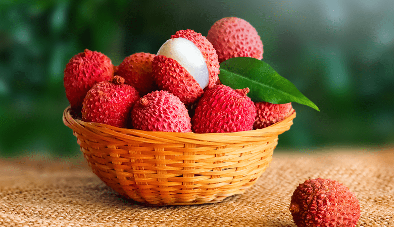 Lychees are nutritious when in season.