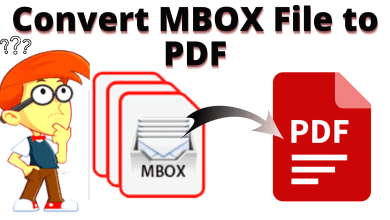 convert mbox file to pdf format