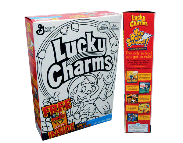 Cereal boxes