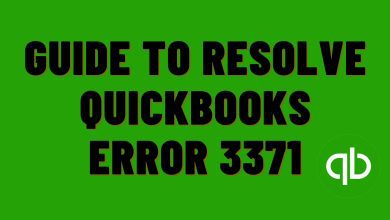 Quickbooks Error 3371