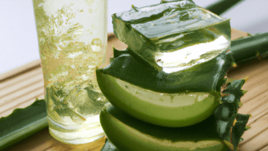 Aloe Vera gel for pimples