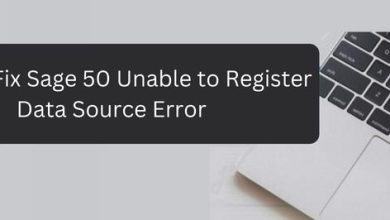 Sage 50 Unable to Register Data Source Error