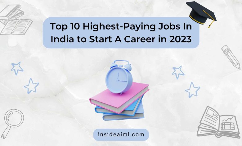 highest paying jobs in india