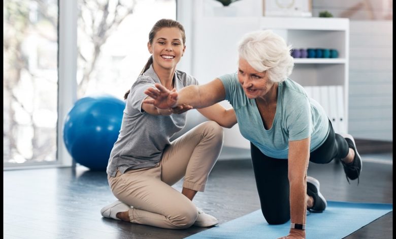 Physical therapists: Assessing you while you're standing to determine your health and level of function.