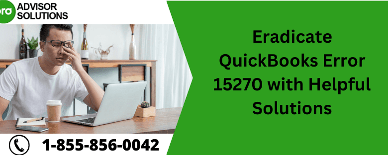 QuickBooks Error 15270