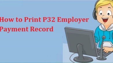 Print P32 Employer Payment Record