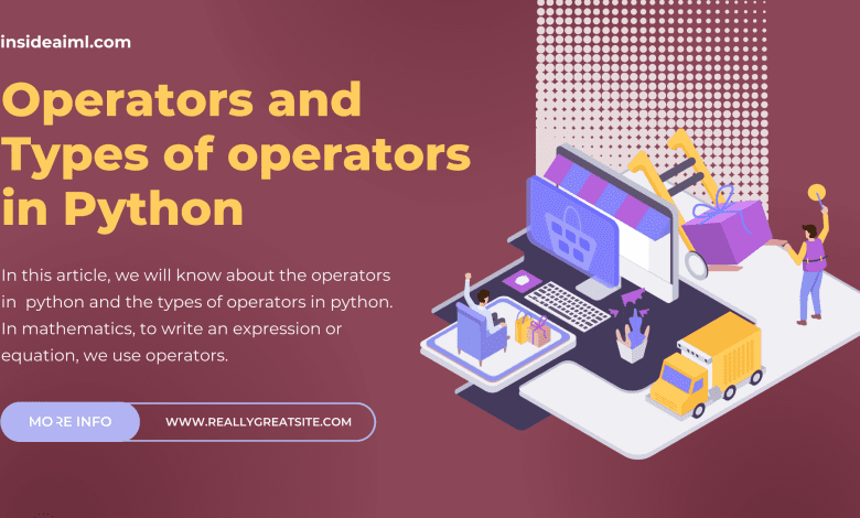 types of operators in python