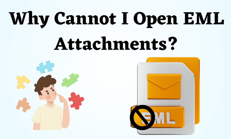 Why can't I open EML attachments?