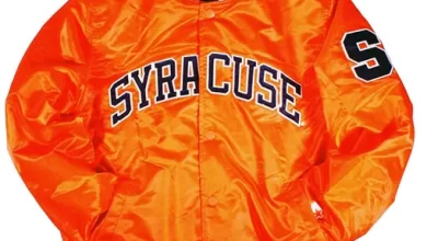 Mens-Syracuse-Orange-Bomber-Jacket Varsity Jackets