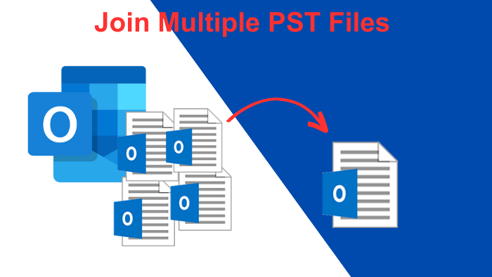 join multiple pst files