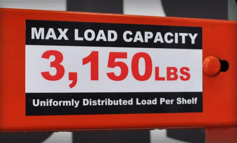 Load Capacity Labels